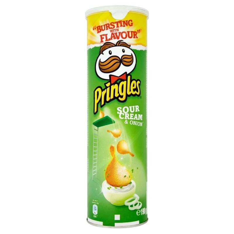 Pringles - Sour Cream & Onion (190g) プリングルズ - サワークリームとオニオン（ 190グラム）