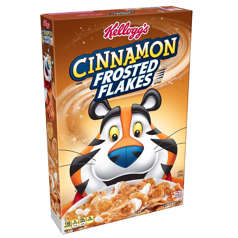 ケロッグのシナモンフロストフレーク13.6 オンス Cinnamon Frosted Flakes 13.6 oz