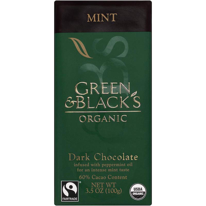 O[ubN `R[g _[N~g `R 100g x 5 Green & Black's Chocolate Bar - 60% Dark With Mint, 3.5-Ounce (Pack of 5)