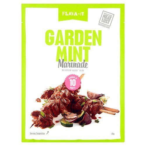 ~g V[YjO 12pbN Flava-it Garden Mint Marinade 45 G (Pack of 12)