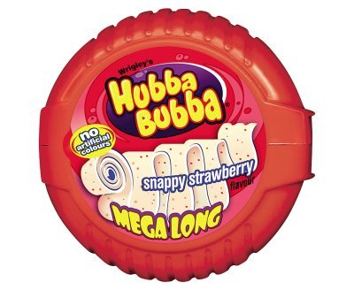 ガム ハバババ スナッピー ストロベリー 56g x 12個 Wrigleys Hubba Bubba Snappy Strawberry Flavour Mega Long (56g x 12)