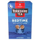 Taylors of Harrogate Yorkshire Tea Bedtime Brew 40 tea bags, 100g ヨークシャーティー 紅茶 デカフェ ベッド タイムティー 40ティーバッグ バニラとナツメグ入り リラックスティー