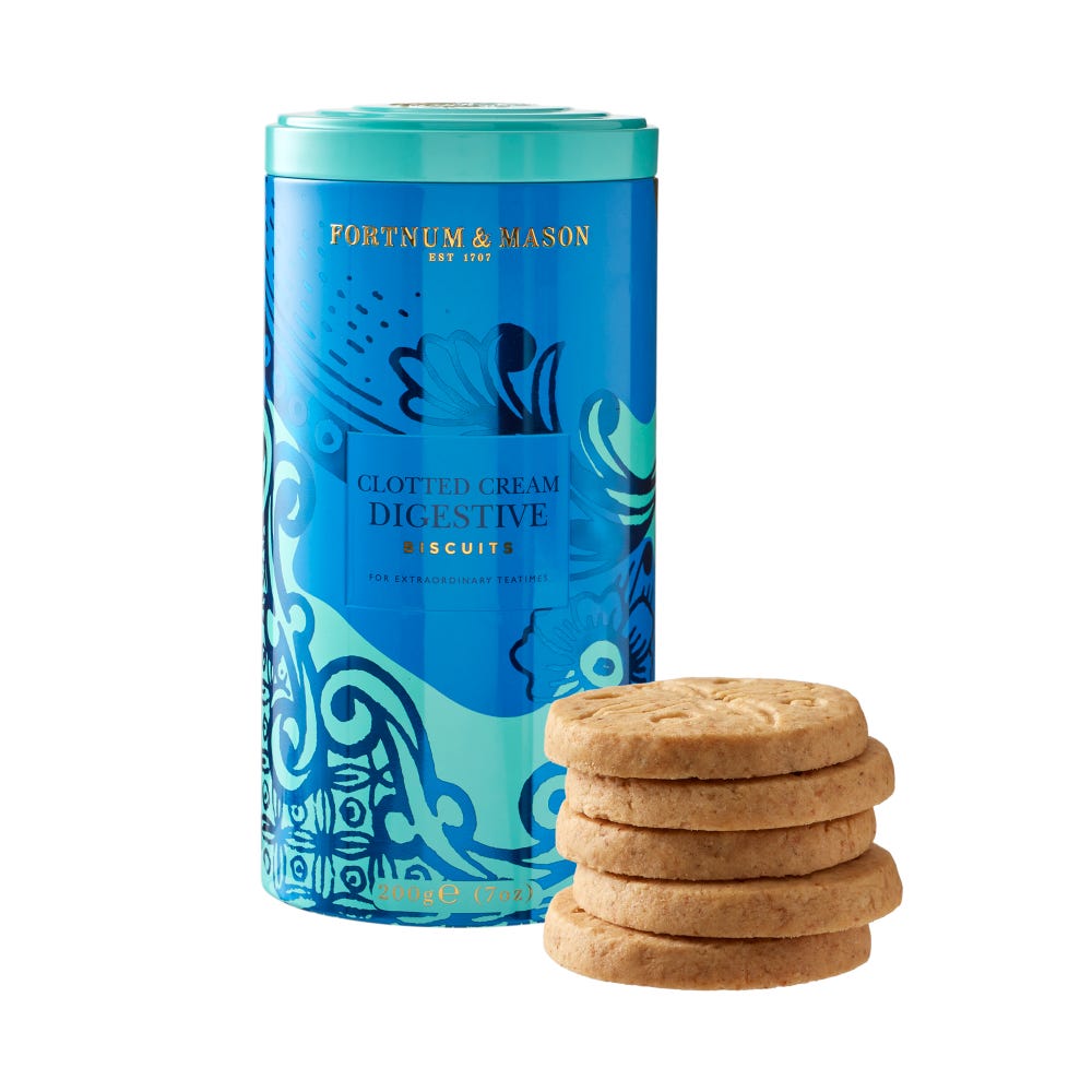 フォートナム＆メイソン Fortnum&Mason Piccadilly Clotted Cream Digestive Biscuits, 200g ピカデリー クロテッドクリーム ダイジェスティブ ビスケット イギリス土産【英国直送品】