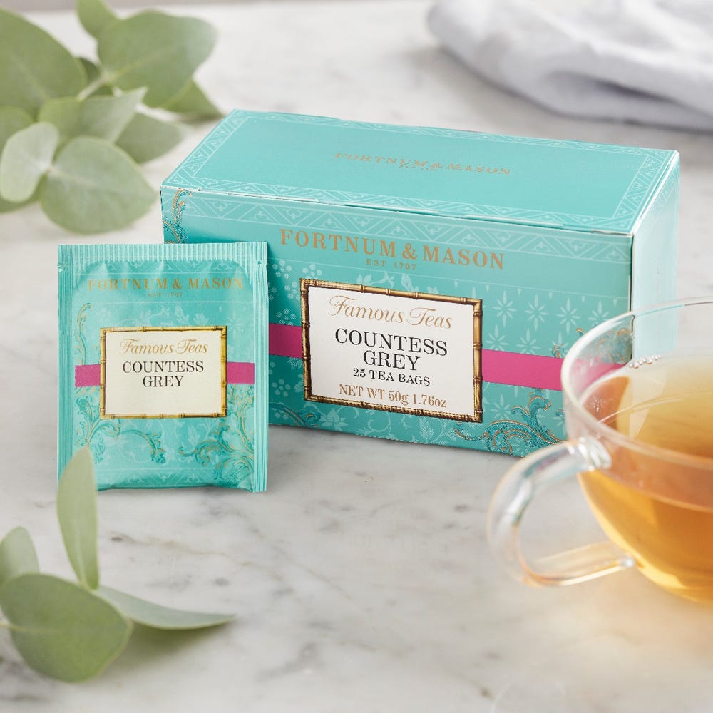 フォートナム・アンド・メイソン 紅茶 フォートナム＆メイソン FORTNUM & MASON Countess Grey 25 bags カウンテスグレイ 紅茶 25ティーバッグ (個包装) 香りが良い ティー イギリス【英国直送品】