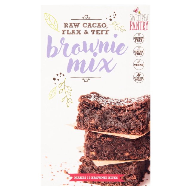 Sweetpea Pantry Super-Duper Brownie Mix with Flax & Teff 200g スイートピー パントリー スーパーデュパー ブラウニーミックス フラックス & テフ付き 200g