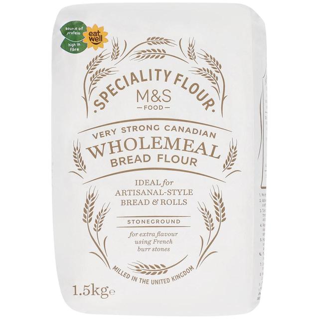 M&S Canadian Very Strong Wholemeal Bread Flour 1.5kg M&S Ji_Y pp ͕ 1.5kg