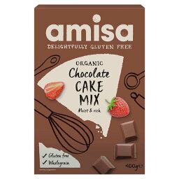 Amisa Organic Gluten Free Chocolate Cake Mix 400g Amisa オーガニック グルテンフリー チョコレート ケーキ ミックス 400g