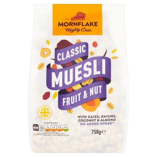 Mornflake Classic Fruit & Nut Muesli 750g Mornflake (モーンフレーク) クラシックフルーツ & ナッツ ミューズリー 750g