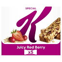 Kellogg's Special K Juicy Red Berry Bar 5 x 27g ケロッグ スペシャルK ジューシー レッド ベリーバー 5 x 27g