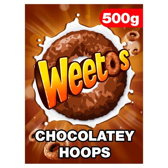 Weetos Chocolate Hoops Cereal 500g 500g Weetos (EB[gX) `R[g t[vX VA 500g