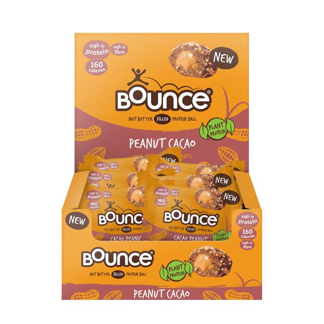 Bounce Plant Protein Peanut Butter Cacao Balls 12 x 35g Х ʪץƥ ԡʥåĥХ ܡ 1235g