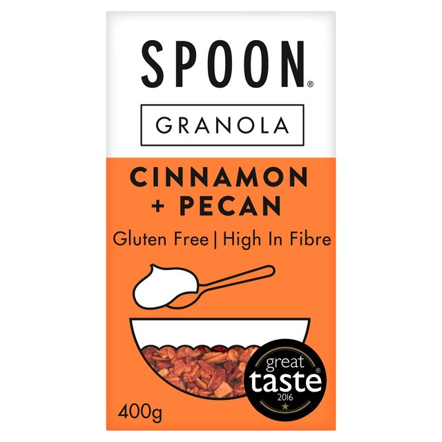 Spoon Cereals Cinnamon + Pecan Granola 400g スプーン コーンフレーク シナモン + ピーカン ピカン グラノーラ 400g