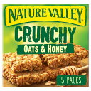 Nature Valley Crunchy Oats & Honey Cereal Bars 5 x 42g Nature Valley (ネイチャーバレー) クランチー・オーツ＆ハニー・シリアルバー 5×42g