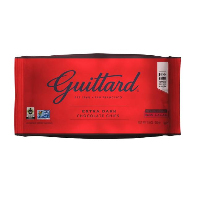 Guittard Extra Dark 63% Cocoa Baking Chips 326g Guittard (ギタード) エクストラダーク 63％ ココアベーキング チップス 326g