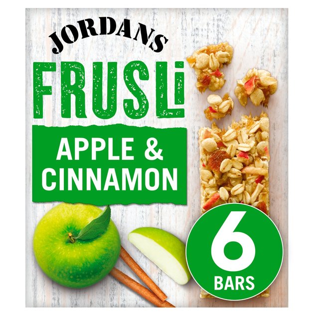 Jordans Frusli Apple & Cinnamon Cereals Bars 6 x 30g Jordans Frusli (W[_ tX) AbvVi VAo[ 6 x 30g