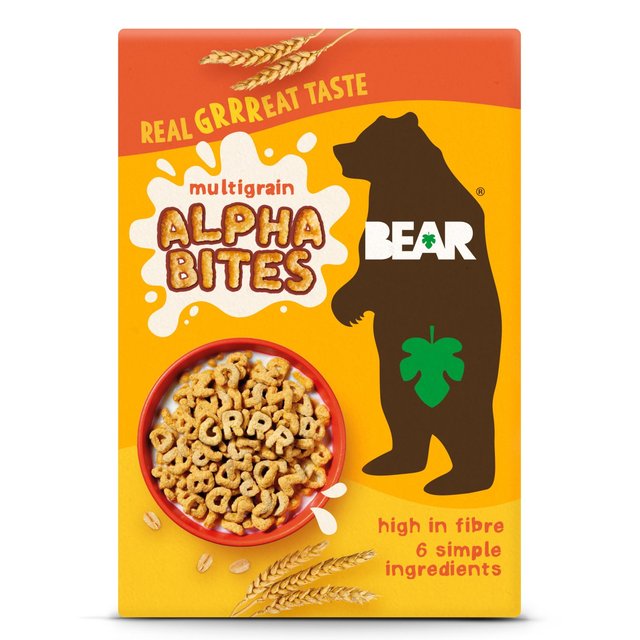 BEAR Alphabites Multigrain Cereal 350g Alphabites（アルファバイツ）ベアー マルチグレイン シリアル 350g