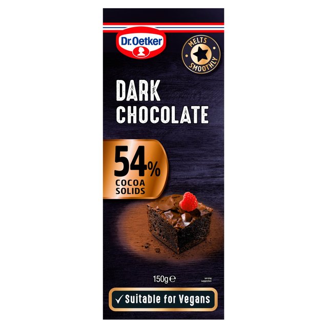 Dr. Oetker Dark 54% Chocolate Bar 150g Dr. Oetker (hN^[EIbJ[) _[N 54% `R[go[ 150g