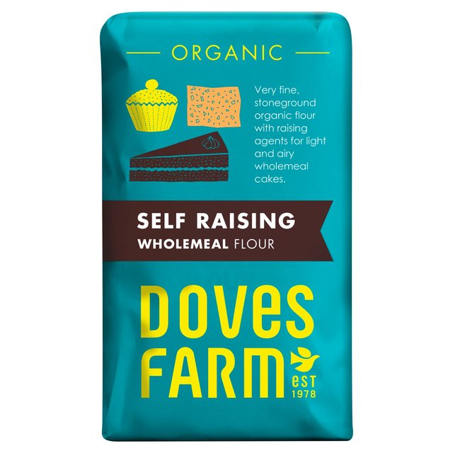 Doves Farm Organic Self Raising Wholemeal Flour 1kg _Yt@[ I[KjbN Ȉ琬^ S 1kg