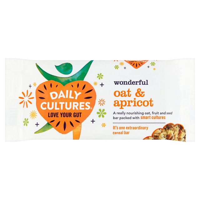 Daily Cultures Oat & Apricot Cereal Bar 60g デイリー カルチュアーズ オート＆アプリコット シリアルバー 60g