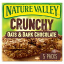 Nature Valley Crunchy Oats Dark Chocolate Cereal Bars 5 x 42g Nature Valley (ネイチャーバレー ) クランチーオーツ＆ダークチョコレートシリアルバー 5 x 42g