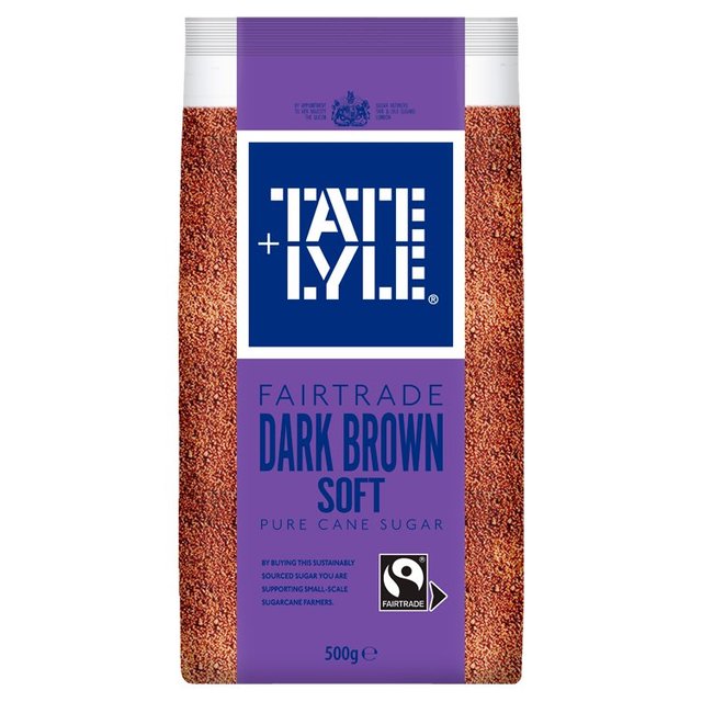 Tate & Lyle Fairtrade Dark Brown Soft Sugar 500g テート＆ライル フェアトレード ダークブラウン ソフト シュガー 500g