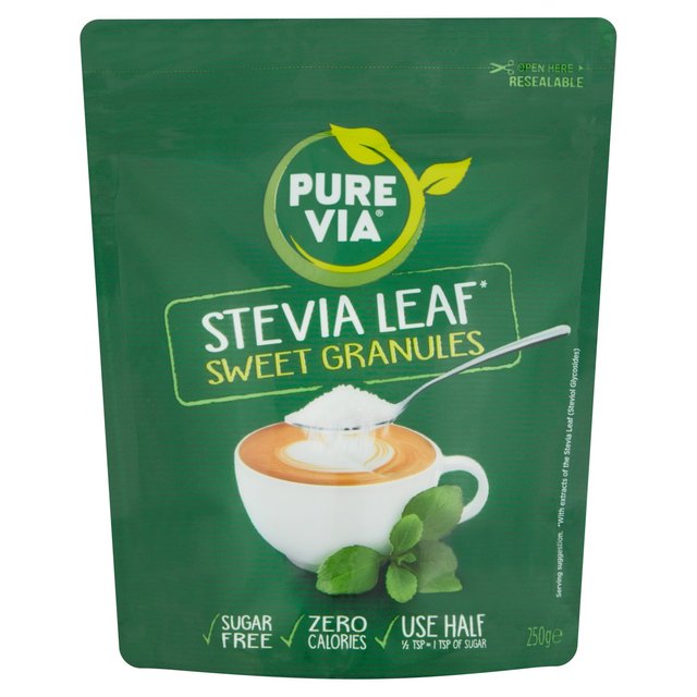 Pure Via Stevia Leaf Sweet Granules 250g Pure Via isABAj XerA [t XC[g 250g