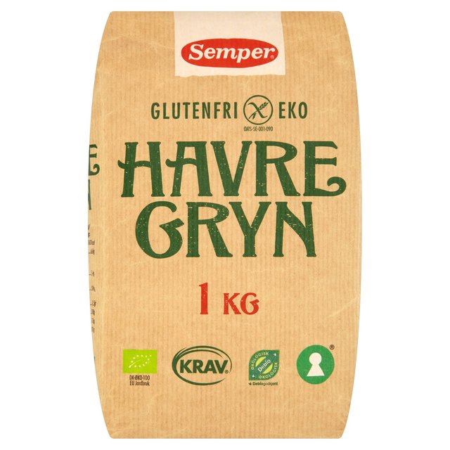 Semper Organic Gluten Free Oats 1kg Zy I[KjbN Oet[ I[c 1kg