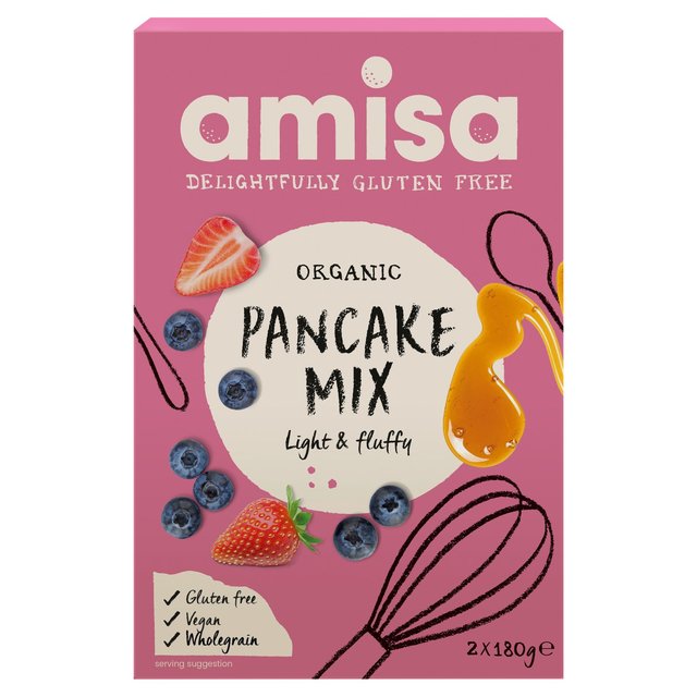 Amisa Organic Gluten Free Pancake Mix 360g AMISA L@ Oet[ pP[L~bNX 360g