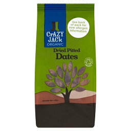 Crazy Jack Organic Pitted Dried Dates 250g クレイジージャックオーガニックピット乾燥 250g