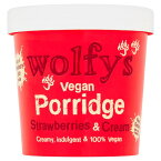 Wolfy's Vegan Strawberries & Cream Porridge 84g ウルフィのビーガン イチゴ＆クリームポリッジ 84g