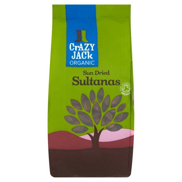 Crazy Jack Organic Sultanas 375g クレイジージャックオーガニックスルタナス375g