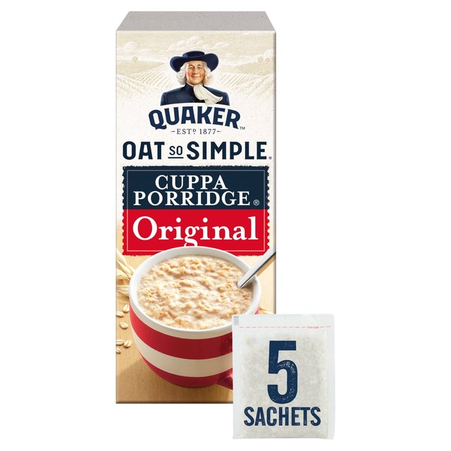 Quaker Oat So Simple Cuppa Porridge Original 44.8g x 5 per pack NG[J[ I[g\[Vv Jbp|bW IWi 44.8g~5pbN