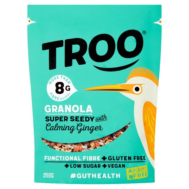 Troo Granola Super Seedy with Calming Ginger 350g Troo Om[ X[p[V[fB[ with J[~OWW[ 350g