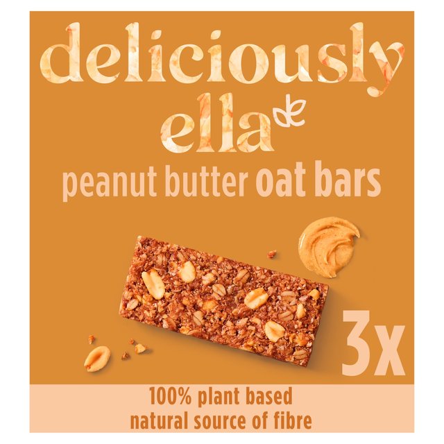 Deliciously Ella Peanut Butter Oat Bar Multipack 3 x 50g   ԡʥåĥХ ȥС ޥѥå 50g3