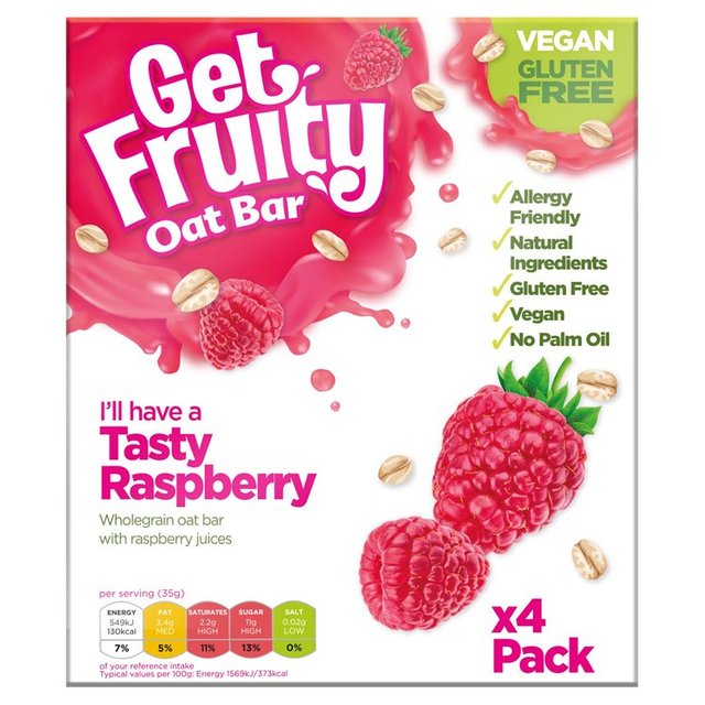 Get Fruity Radiant Raspberry 4 x 35g ゲットフルーティー ラジアントラズベリー 35g×4