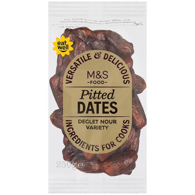 M&S Pitted Deglet Nour Dates 250g M&S seBbh fObg k[ f[c 250g