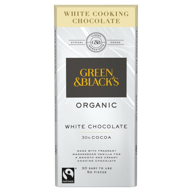 Green & Black's White Cooking Chocolate 150g O[ubÑzCgNbLO`R[g 150g