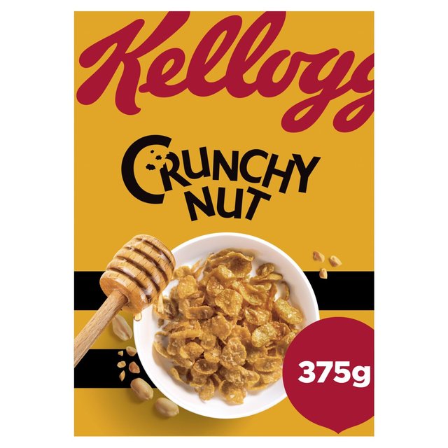 Kellogg's Crunchy Nut Corn Flakes 375g PbO NXs[ibgR[t[N 375g
