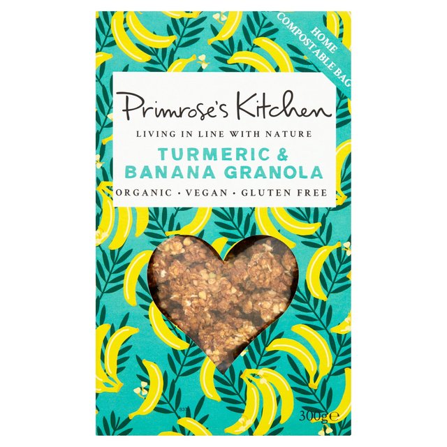 Primrose's Kitchen Turmeric & Banana Granola 300g v[YELb` ^[bNoiiOm[ 300g