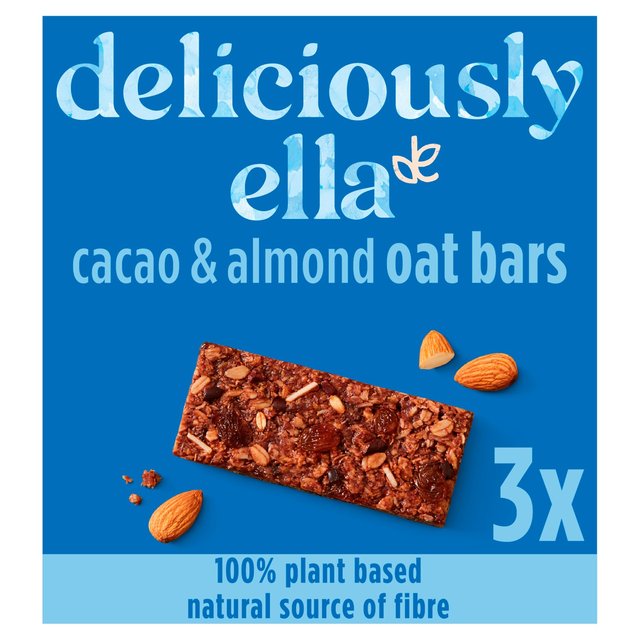 Deliciously Ella Cacao &Almond Oat Bar Multipack 3 x 50g ǥꥷ㥹꡼   ȥС ޥѥå 50g3