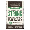 Marriage's Organic Strong Malted Brown Bread Flour 1kg }A[W̃I[KjbN ͔ uEubht[ 1kg