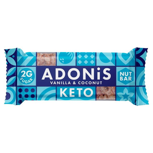 Adonis Natural Low Sugar Vanilla Bar 35g アドニスナチュラル 低糖質バニラバー 35g