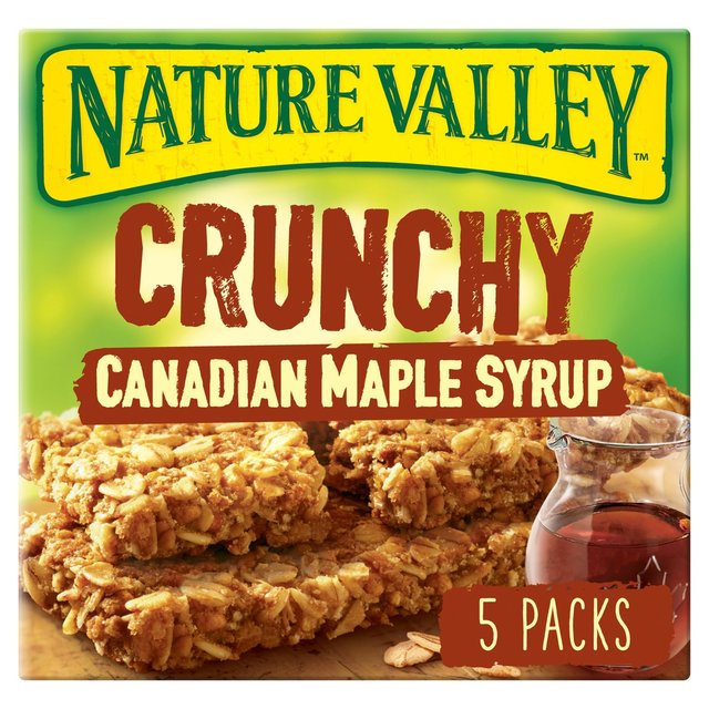 Nature Valley Crunchy Maple Syrup Cereal Bars 5 x 42g ネイチャーバレー クランチーメープルシロップシリアルバー 42g x 5本