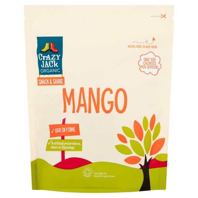 Crazy Jack Organic Dried Mango 100g NCW[WbN I[KjbNhC}S[ 100g