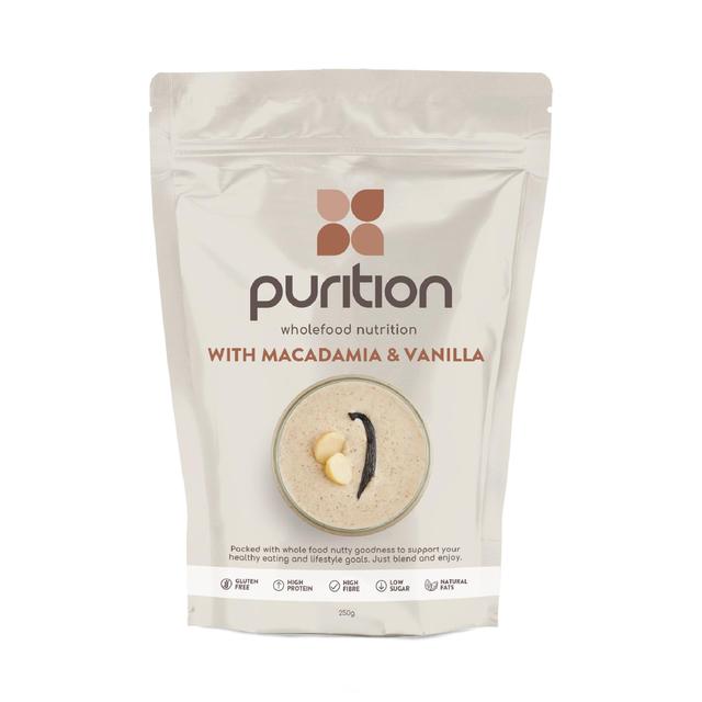 Purition Wholefood Nutrition, Macadamia & Vanilla 250g ピューリション ホールフード ニュートリション マカダミア＆バニラ 250g