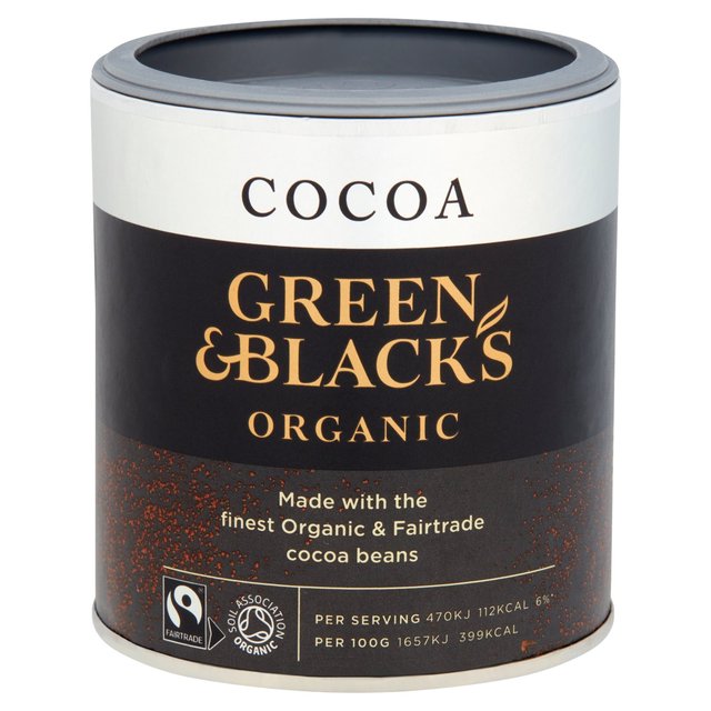Green & Black's Fairtrade Organic Cocoa 125gグリーン＆ブラック社 フェアトレードオーガニックココア 125g