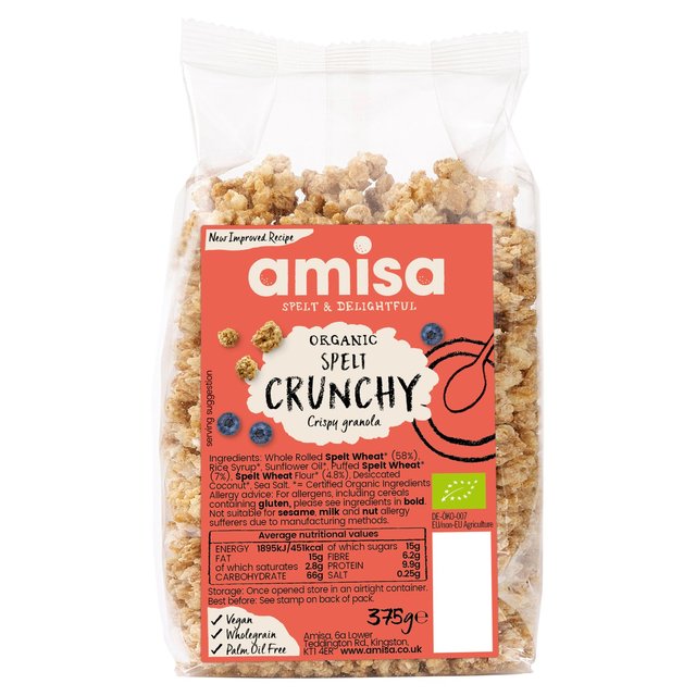 Amisa Organic Spelt Crunchy 375g A~T I[KjbN XygN`[ 375g