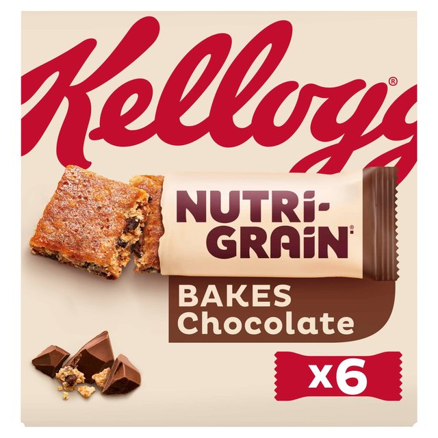 Kellogg's Nutri Grain Elevenses Chocolate Chip Bakes 6 x 45g PbO j[g OC CuVY `R[g`bvxCN 6 x 45g