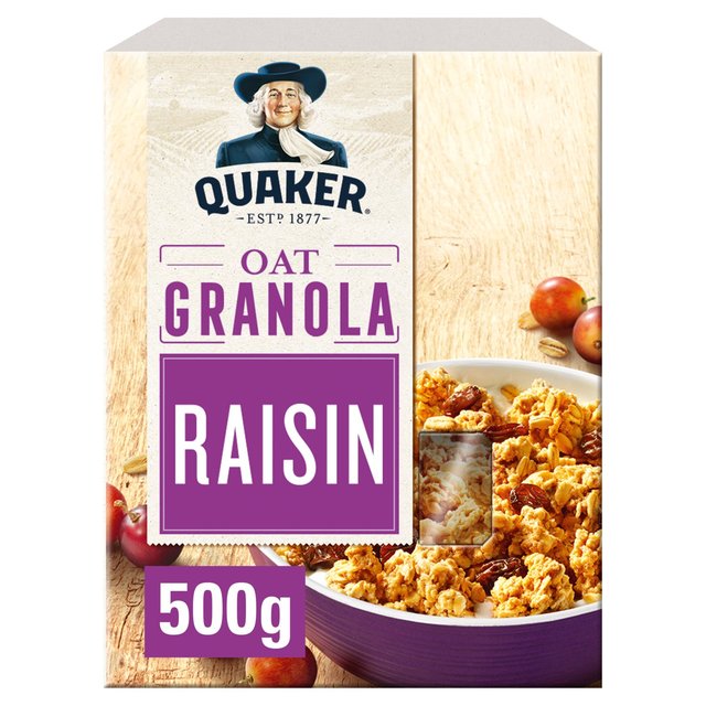 Quaker Oat Granola Raisin 500gNG[J[ I[g Om[ [Y 500g