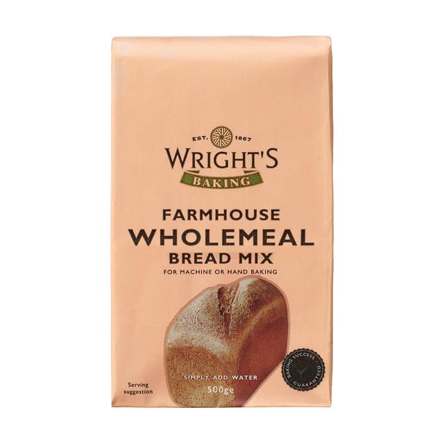 Wright's Wholemeal Bread Mix 500g ライト社ホールミールブレッドミックス 500g